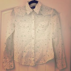 Gap Women’s Flower Print Shirt